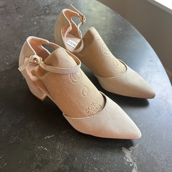 Steve Madden Suede Mary Jane Ankle Strap - Picture 1 of 10